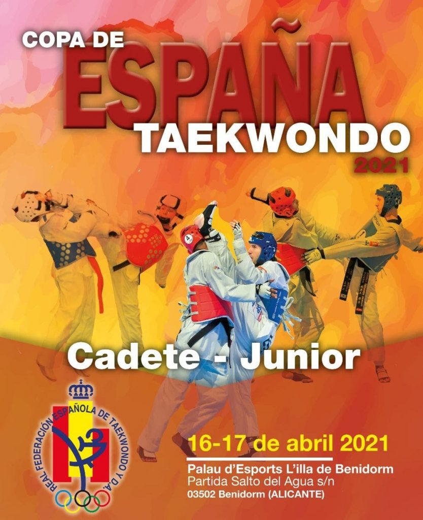cartel open españa benidorm taekwondo abril 2021